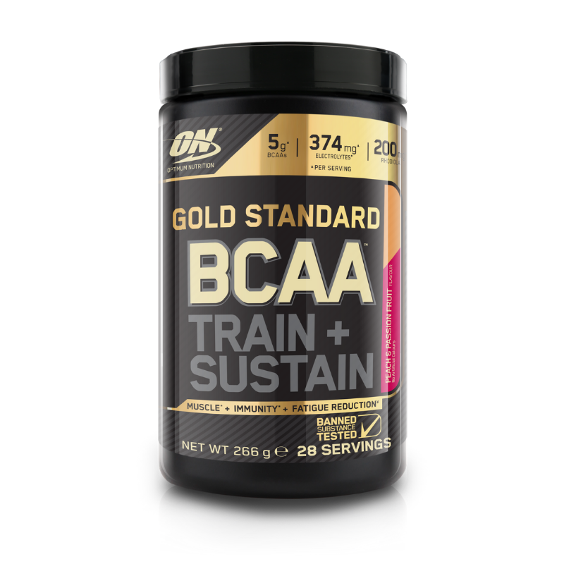 ON Gold Standard BCAA Train + Sustain – podpora svalov, imunity a regenerácie počas tréningu